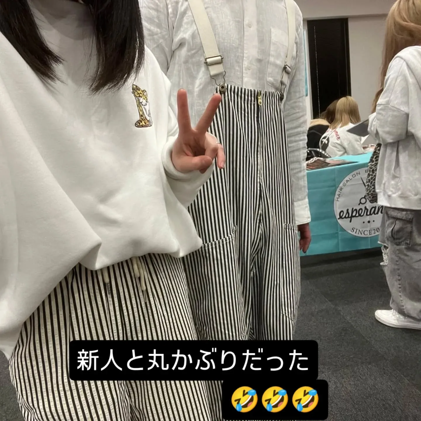 今日は社員全員で就職説明会にいってきました！